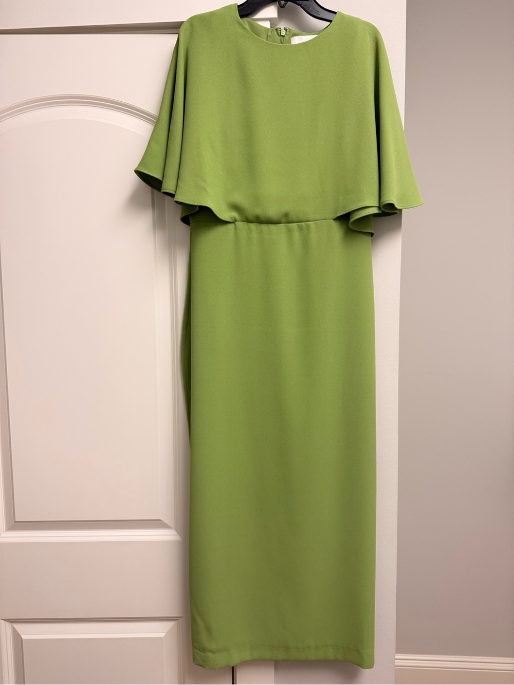 Tuckernuck Pomander Place Pleasing Green Maxi Dress with Capelet Detail